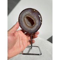 Achat Geode Natural High Grade Auf Ständer Ag082 von CrystalKingAustralia