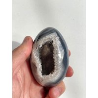 Druzy Achat Kristall Ei Natürliche High Grade Brasilien Ag038 von CrystalKingAustralia