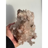 Große Rosa Himalaya Samadhi Quarz Natürlichen Kristall, Q335 von CrystalKingAustralia