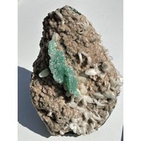 Grüner Apophyllite Cluster Kristall Ap871 von CrystalKingAustralia
