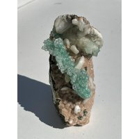 Grüner Apophyllite Cluster Kristall Ap873 von CrystalKingAustralia