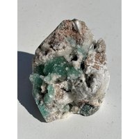 Grüner Apophyllite Cluster Kristall Ap875 von CrystalKingAustralia