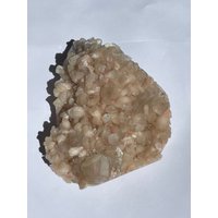 Hellgrüner Apophyllite Mit Stilbite Cluster Ap832 von CrystalKingAustralia