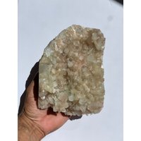 Hellgrüner Apophyllit Mit Stilbite Cluster Ap845 von CrystalKingAustralia