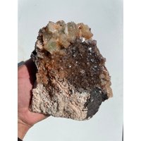 Rot & Grüner Apophyllite Ap826 von CrystalKingAustralia