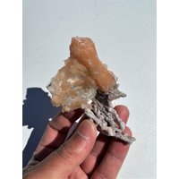 stilbite Mit Calcit Cluster Crystal Ap752 von CrystalKingAustralia