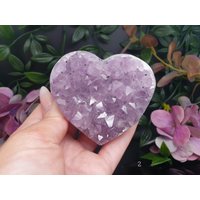 Amethyst Herz, Violett. Herz # 2. Kristall Von Crystalsisterhood von CrystalSisterhood