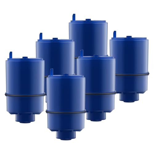 Crystala Filters Ersatz für PUR-Wasserfilter-Wasserhahn, Ersatz für RF-999 und RF-3375, kompatibel mit allen PUR-Wasserhahn-Filtrationssystemen, 6 Stück von Crystala Filters