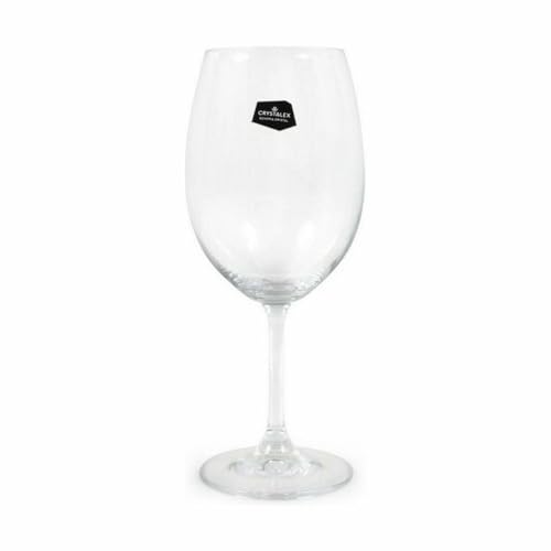 CRYSTALEX Lara Weingläser-Set, 450 ml, Glas, 6 Stück von Crystalex