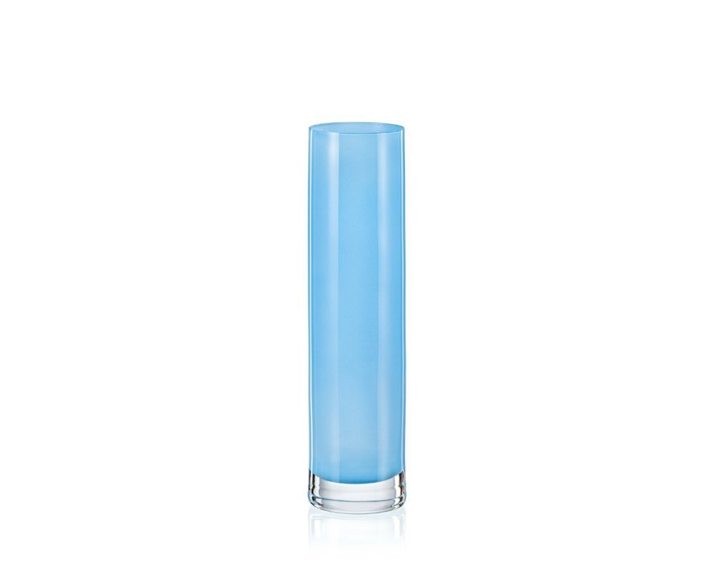Crystalex Dekovase Vase Dekovase Kristallvase hellblau Spring Kristallglas 240 mm (Einzelteil, 1 St., 1 x Vase), Kristallglas, Bohemia von Crystalex