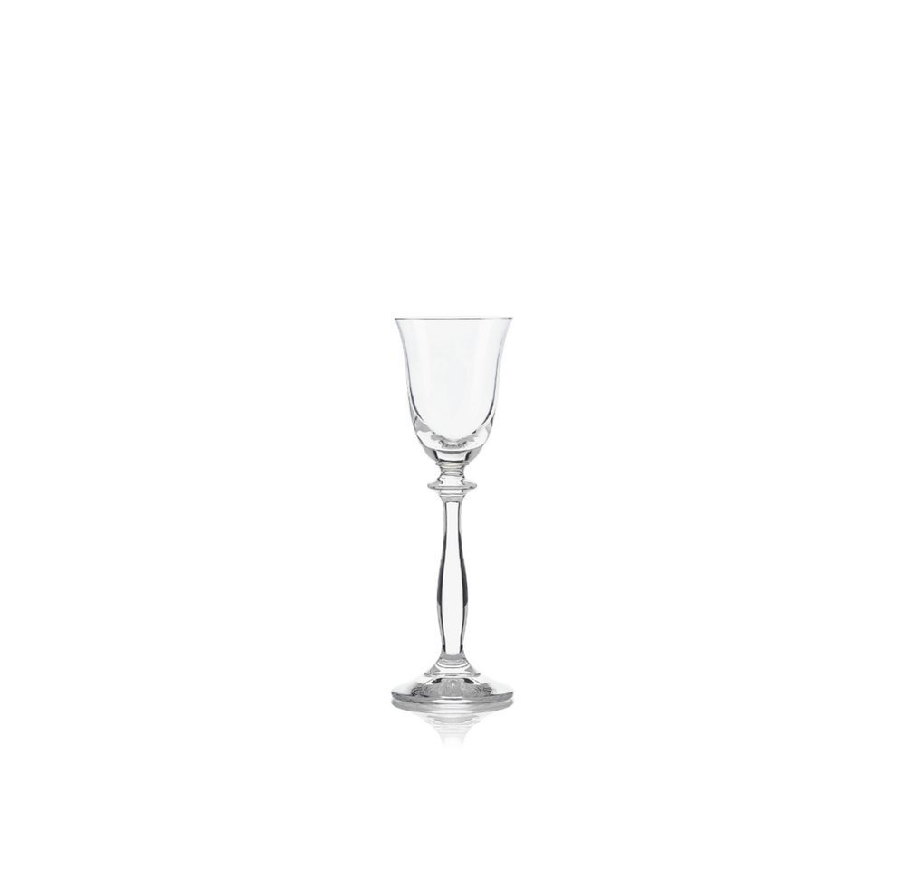 Crystalex Likörglas Angela Kristallglas Likörgläser 60 ml 6er Set, Kristallglas, Kristallglas, Bohemia, Glasklar von Crystalex