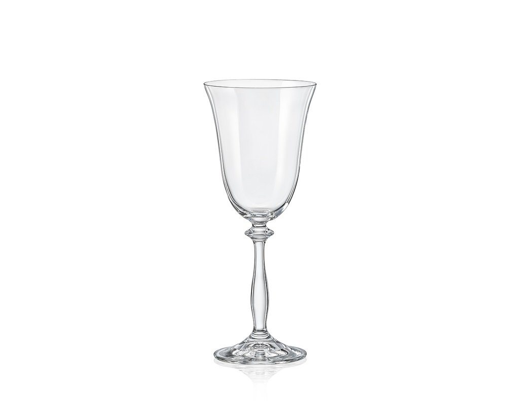Crystalex Rotweinglas Angela 350 ml 6er Set, Kristallglas, Kristallglas, Bohemia von Crystalex