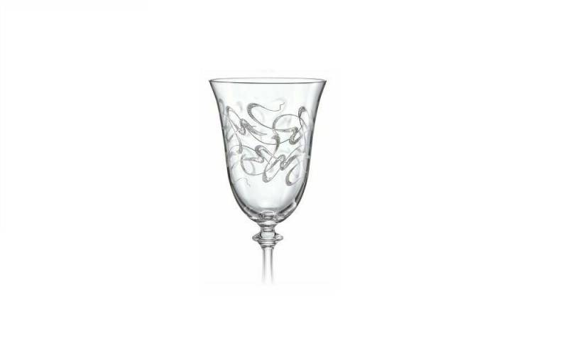 Crystalex Rotweinglas Royal C5646 Ornament Ge. 350 ml 6er Set, Kristallglas, pantografie von Crystalex