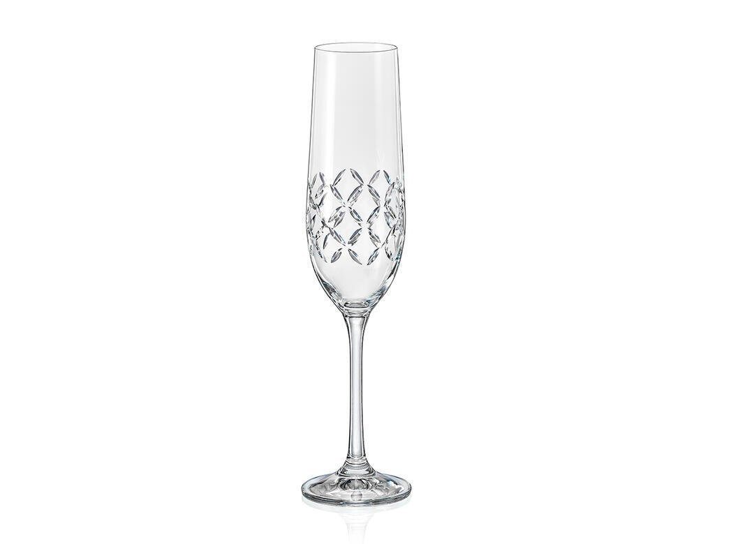 Crystalex Sektglas CROSS geschliffen Sektgläser 190 ml 2er Set, Kristallglas, geschliffen Crystalex Sektglas CROSS geschliffen Sektgläser 190 ml 2er Set, Kristallglas, geschliffen von Crystalex