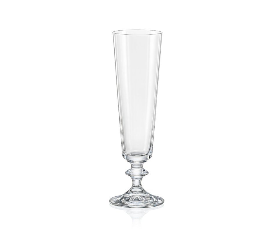Crystalex Weinglas Sektgläser Bella Kristallglas 205 ml 6er Set Bohemia, Kristallglas, Kristallglas, Bohemia von Crystalex