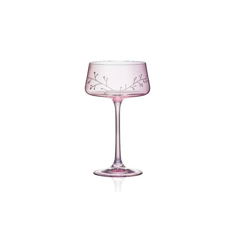 Crystalex Sektglas Sektschale Sektglas Kristallglas Frozen 2 x 220 ml klar, Kristallglas, Kristallglas, Gravur von Crystalex