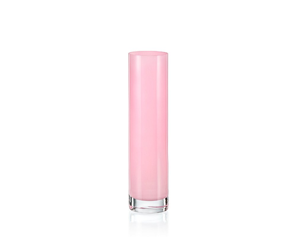 Crystalex Tischvase Spring rose D2013 Kristallvase 240 mm (1 St., 1 Vase), Kristallglas, besprüht von Crystalex