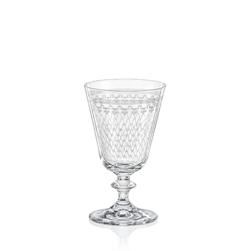 Crystalex Weingläser Bella MADAME KAROLINKA Kristallglas 260 ml 6er Set Bohemia von Crystalex