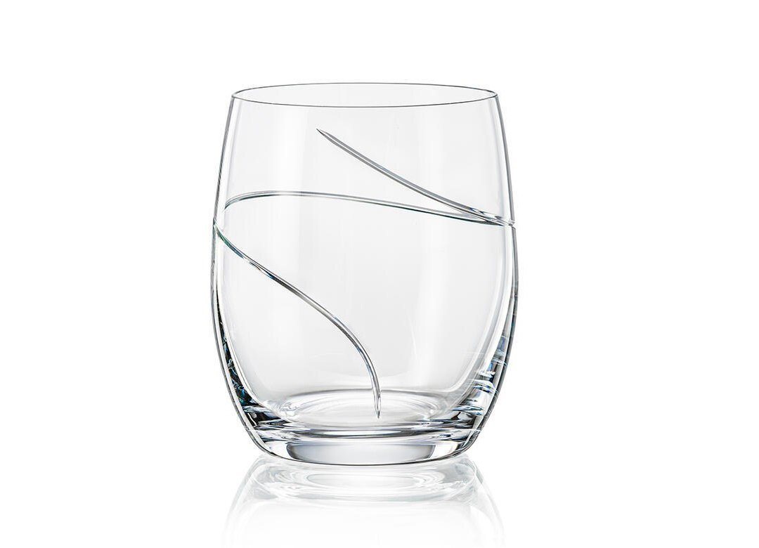 Crystalex Whiskyglas UP klar geschliffen 300 ml 2er Set, Kristallglas, poliertem Schliff, Kristallglas von Crystalex
