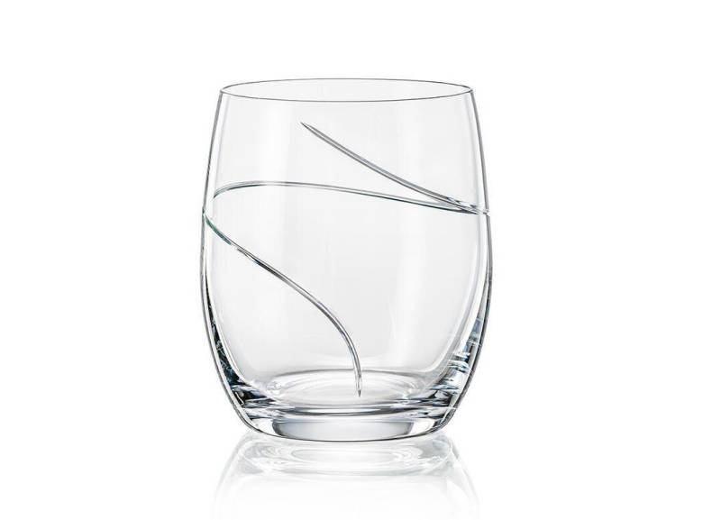 Crystalex Whiskyglas UP klar geschliffen 300 ml 2er Set, Kristallglas, poliertem Schliff, Kristallglas von Crystalex