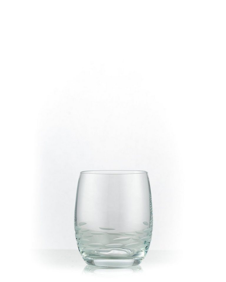 Crystalex Whiskyglas Viola Stone matt geschliffen 300 ml 6er Set, Kristallglas, Kristallglas, matt Schliff von Crystalex