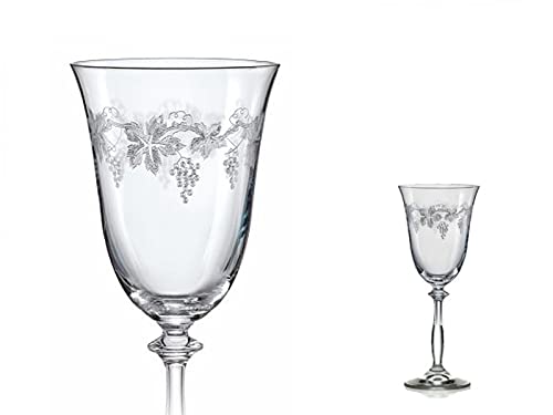 Crystalex Rotweingläser Weinglas Royal C5299 Traube 350 ml 6er Set Bohemia von Crystalex