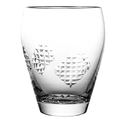 Crystaljulia Wasserglas, Kristall, 250ml, 9 x 9 x 11 cm von Crystaljulia