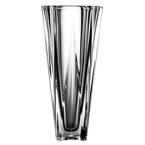 Crystaljulia Vase, Glas, 30, 5cm, 13 x 13 x 30,5 cm von Crystaljulia