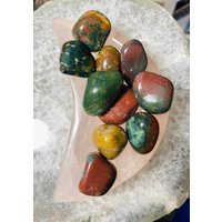 Ozean Jaspis Trommelstein 3 Kaufen, 1 Bekommen von CrystallineEarthShop