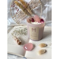 Selbstliebe Kerze Mit Rosenduft von CrystalsOilsCandles
