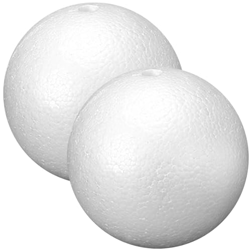 2pcs Schaumkugeln 8 Zoll weiße Schaumkugeln für Crafts School Projects Weihnachtsfeierdekoration 2pcs Schaumkugeln 8 Zoll weiße Schaumkugeln für Crafts School Projects Weihnachtsfeierdekoration von Csafyrt