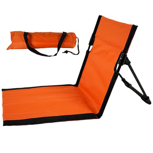 Csafyrt LECLINING Beach Matte 15x26.8x15.8 '' Oxford Stoff wasserdicht Faltbarer Strandstuhl Leichtes Gewicht und tragbare Liege für Erwachsene Urlaub Camping Park von Csafyrt