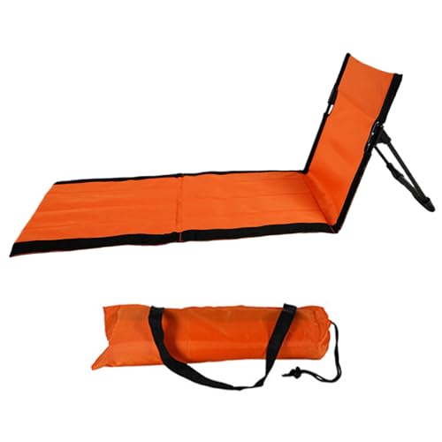 Csafyrt LECLINING Beach Matte 15x43.3x15.8 '' Oxford Stoff wasserdicht Faltbarer Strandstuhl Leichtes Gewicht und tragbare Liege für Erwachsene Urlaub Camping Park von Csafyrt