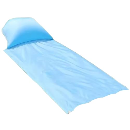 Csafyrt Stranddecke mit aufblasbarem Kissen 33x83 Zoll Strand Liege wasserdichte Oxford -Stoffmatte Faltbare tragbare Camping -Schlafmatte von Csafyrt