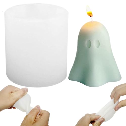 Ghost Siliconform einzigartige 3D -Halloween -Kerzenformen süße Silikonformen für DIY -Aromatherapie, Halloween -Kunsthandwerk, Kerzen, Seife, Wachs, Dekor Ghost Siliconform einzigartige 3D -Halloween -Kerzenformen süße Silikonformen für DIY -Aromatherapie, Halloween -Kunsthandwerk, Kerzen, Seife, Wachs, Dekor von Csafyrt