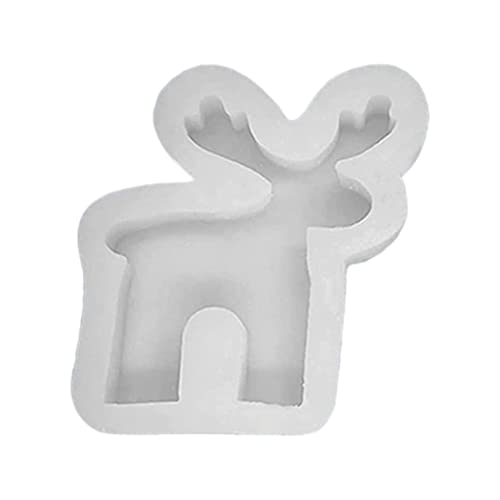 Weihnachts -Elchform -Hirschform DIY Silikonkerzenformen für Fondant -Schokolade Weihnachts -Elchform -Hirschform DIY Silikonkerzenformen für Fondant -Schokolade von Csafyrt
