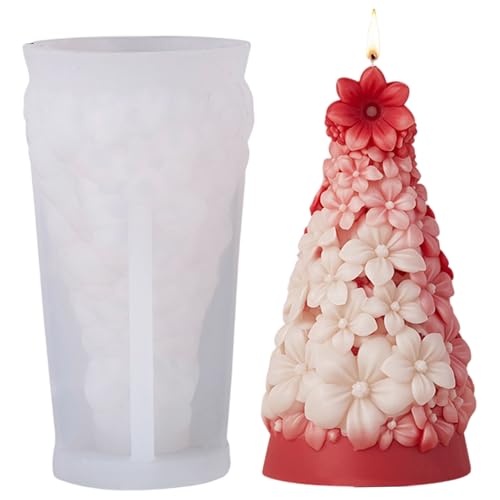 Weihnachtsbaum -Silikonform 3D -Baumform -Silikon -Epoxidharzform für Epoxidharzguss DIY Aromatherapie Stil11 von Csafyrt