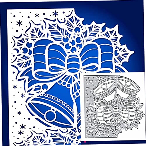 Weihnachtsbowglocke Metall Stanze Schnitte, Frohe Weihnachten Bowtie Snowflower Card Schnittstirme geschnittene Schablonen DIY Scrapbooking Album Dekorative Prägepapier Die Festival -Kartenherstellun Weihnachtsbowglocke Metall Stanze Schnitte, Frohe Weihnachten Bowtie Snowflower Card Schnittstirme geschnittene Schablonen DIY Scrapbooking Album Dekorative Prägepapier Die Festival -Kartenherstellun von Csafyrt