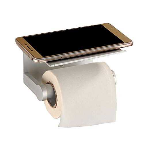 Csheng klopapierhalter schwarz klorollenhalter selbstklebend Papierhandtuchhalter für die Küche Toilettenpapierhalter Silver von Csheng