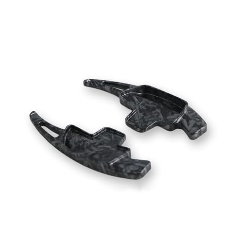 2 Stück Auto ABS Schaltknäufe, für Mercedes-Benz C-Class 2015-2018 Lenkrad Schaltwippen Verlängerung Shifter Extensions ersetzen Zubehör,B von Csikoi