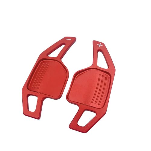 Csikoi 2 Stück Auto Aluminiumlegierung Schaltknäufe, für Audi A6 2003-2011 Lenkrad Schaltwippen Verlängerung Shifter Extensions ersetzen Zubehör,B von Csikoi