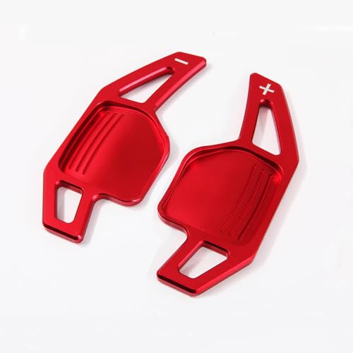 Csikoi 2 Stück Auto Aluminiumlegierung Schaltknäufe, für Audi Q5 2006-2011 Lenkrad Schaltwippen Verlängerung Shifter Extensions ersetzen Zubehör,A von Csikoi