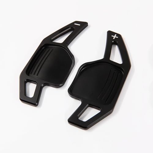Csikoi 2 Stück Auto Aluminiumlegierung Schaltknäufe, für Audi Q5 2006-2011 Lenkrad Schaltwippen Verlängerung Shifter Extensions ersetzen Zubehör,B von Csikoi