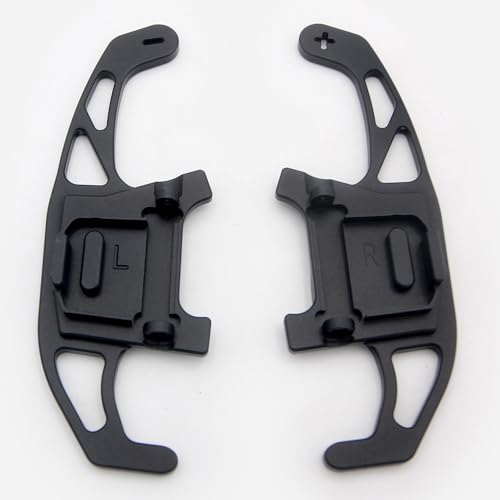 Csikoi 2 Stück Auto Aluminiumlegierung Schaltknäufe, für Golf RLINE Lenkrad Schaltwippen Verlängerung Shifter Extensions ersetzen Zubehör,C von Csikoi