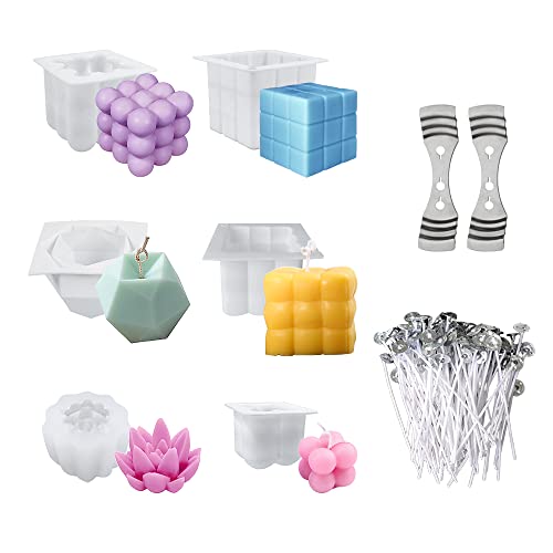 Csirnto Kerzen Selber Machen Formen 6 Stück Silikonform Kerze Kerzenformen Zum Gießen Kerzenform Bubble Kerzen DIY 3D Kerzengießform Silicon Kerzenwachs Formen mit Kerzendocht und Dochthalter Csirnto Kerzen Selber Machen Formen 6 Stück Silikonform Kerze Kerzenformen Zum Gießen Kerzenform Bubble Kerzen DIY 3D Kerzengießform Silicon Kerzenwachs Formen mit Kerzendocht und Dochthalter von Csirnto
