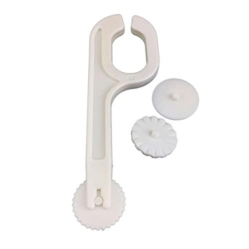 3-Rad Fondant Prägeschneider Kuchendekorationswerkzeug Herstellung Von Radprägeschneider Gadget Gebäck Spitzenschneider Messer Backen von Csnbfiop