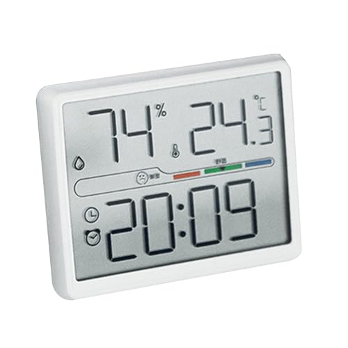 Csnbfiop Magnetische Kühlschrankuhr Mit Großem Display Raumklimaüberwachung Einfache Tastensteuerung Für Die Hausverwaltung Csnbfiop Magnetische Kühlschrankuhr Mit Großem Display Raumklimaüberwachung Einfache Tastensteuerung Für Die Hausverwaltung von Csnbfiop