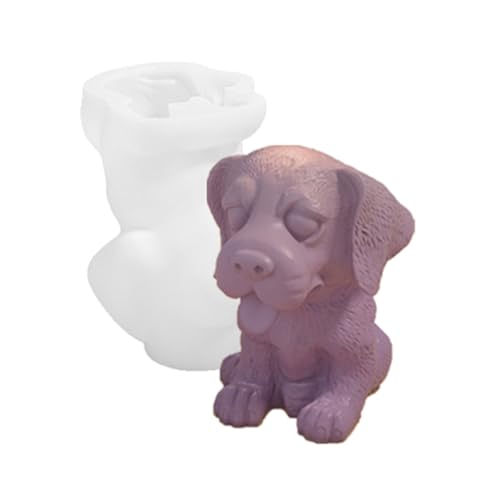 Detaillierte Silikonform zur Herstellung realistischer Hundefiguren, Hundeskulpturen, Silikonform für Kunst und Backen, Silikonform zum Basteln von Csnbfiop