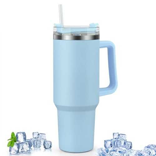 Csuntikulo 40 Unze Doppelwandiger Edelstahl Vakuum Isolierbecher, 1200ml Becher Tumbler mit Deckel Strohhalm und Griff,Thermal Mug für heiße und kalte Getränke Csuntikulo 40 Unze Doppelwandiger Edelstahl Vakuum Isolierbecher, 1200ml Becher Tumbler mit Deckel Strohhalm und Griff,Thermal Mug für heiße und kalte Getränke von Csuntikulo