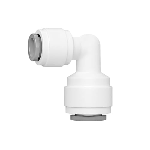 Ctyjia 1 Stück Wasserfilter Fitting, 3/8" auf 1/4" Steckbare Winkel Verschraubungen, für Kühlschrankschlauch, Umkehrosmose Wasserfilter Ctyjia 1 Stück Wasserfilter Fitting, 3/8" auf 1/4" Steckbare Winkel Verschraubungen, für Kühlschrankschlauch, Umkehrosmose Wasserfilter von Ctyjia